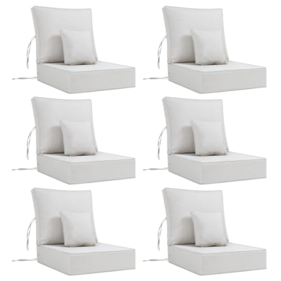 Outdoor Furniture Cushions 24 X 24 - مجموعة وسائد للفناء الخارجي مكونة من