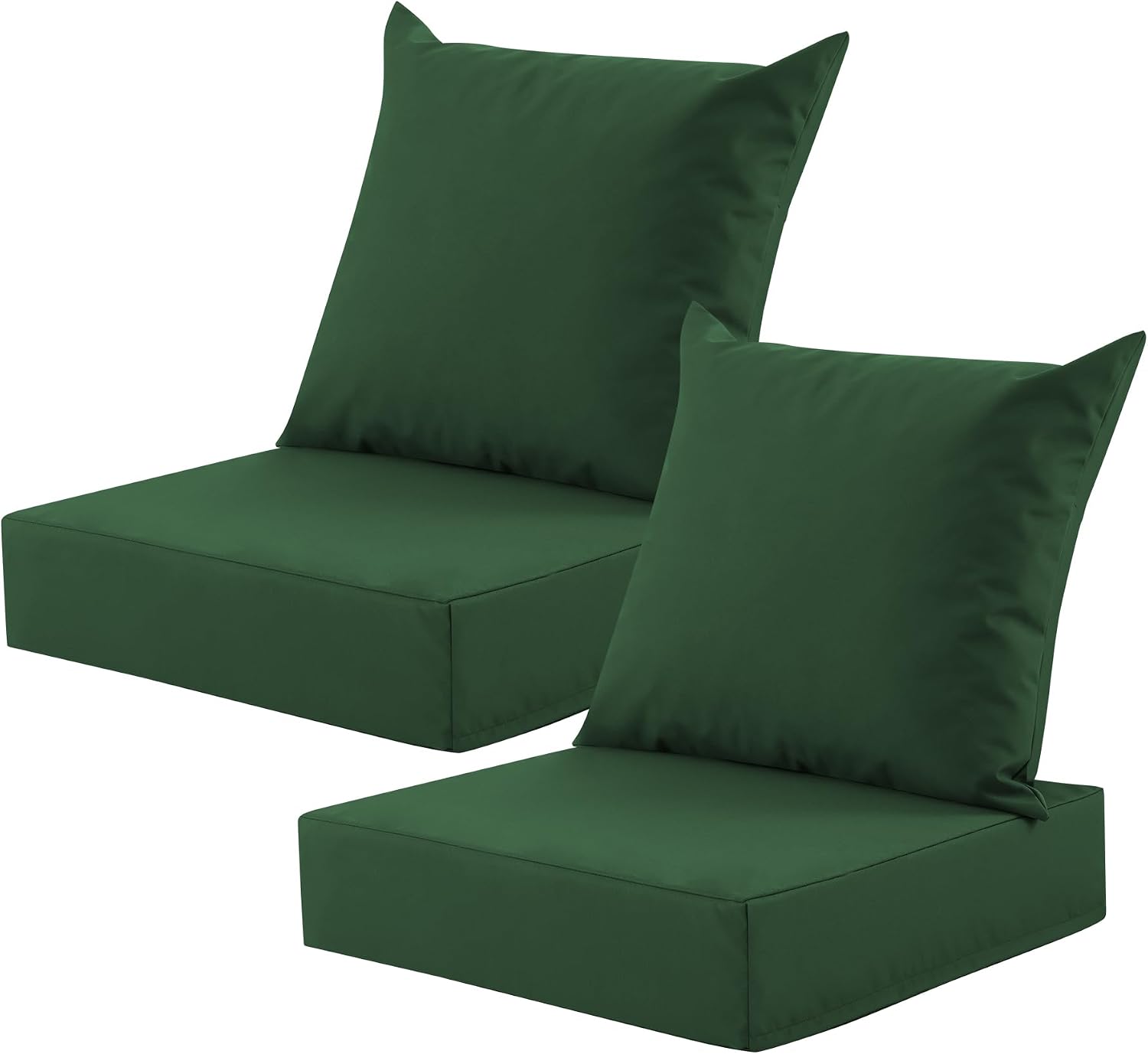 Outdoor Furniture Cushions 24 X 24 - مجموعة وسائد مقاعد عميقة للاستخدام الخارجي،