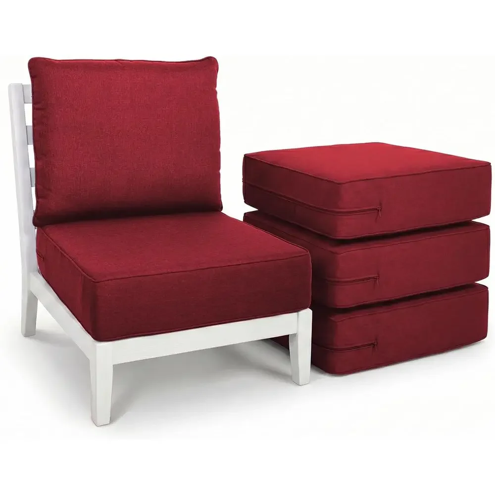 Outdoor Furniture Cushions 24 X 24 - مجموعة وسائد مقاعد خارجية - 4