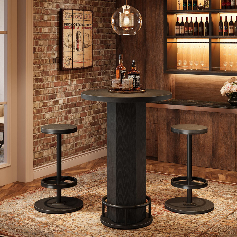 Bistro Table Set - طاولة بار مستديرة مع كراسي من