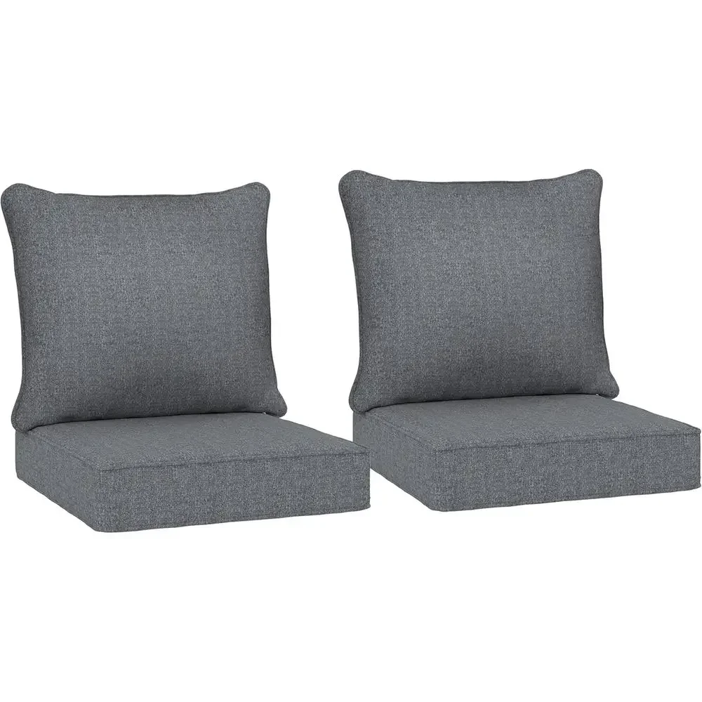 Outdoor Furniture Cushions 24 X 24 - مجموعة وسائد مقاعد خارجية مقاومة للعوامل
