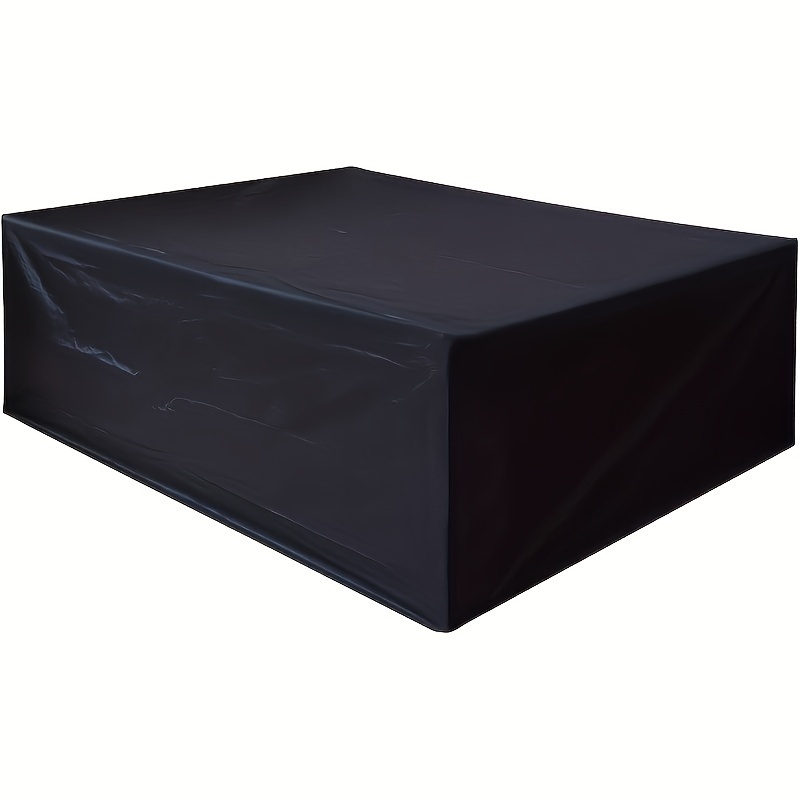 Bistro Table Set - غطاء أثاث خارجي أسود، غطاء قماش