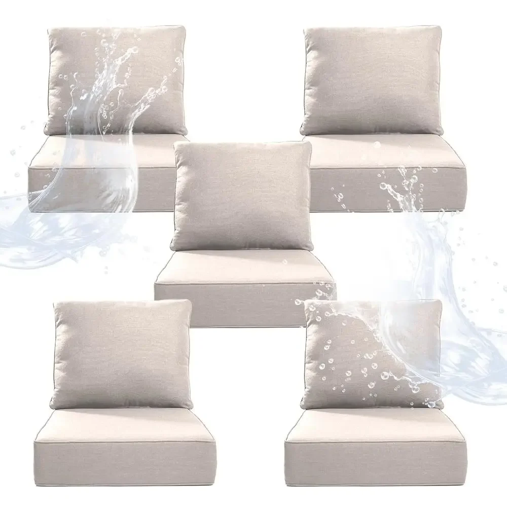 Outdoor Furniture Cushions 24 X 24 - 6 وسائد سميكة للكراسي الخارجية (5