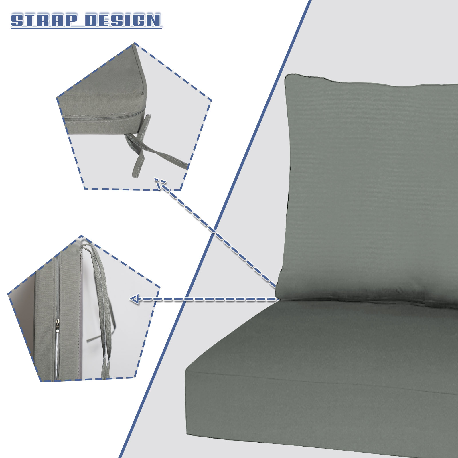 مخصص مقعد ووسائد الظهر كرسي أر - مراجعة Outdoor Furniture Upholstery وسعره