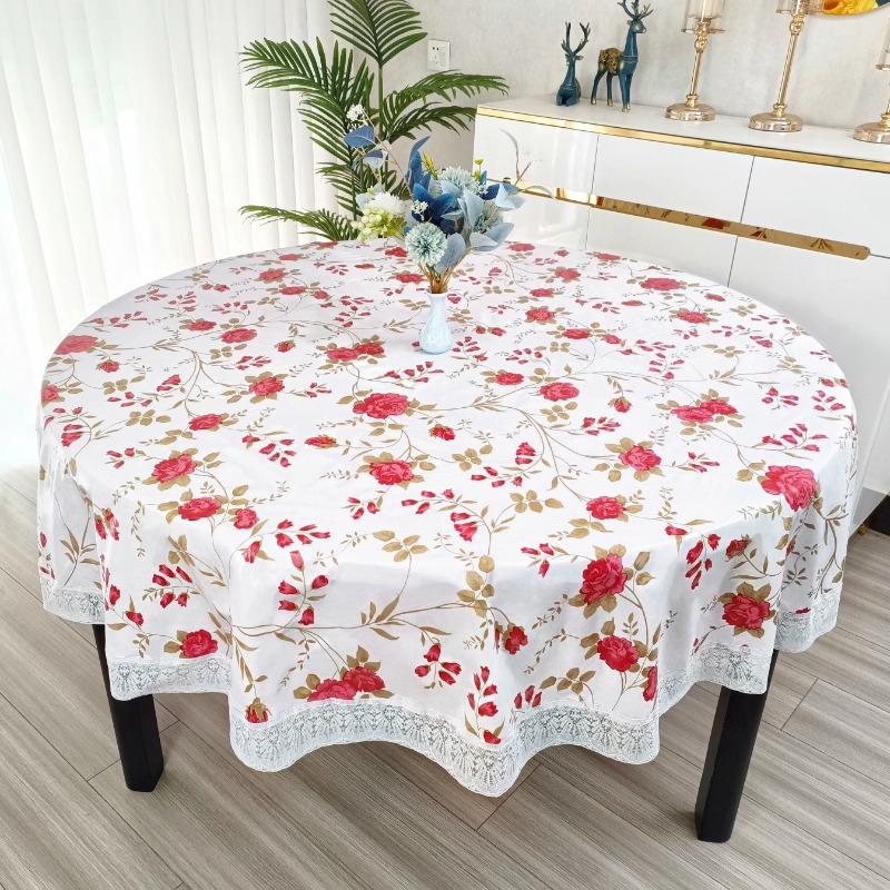مفرش طاولة دائري من البي في سي - مراجعة Outdoor Furniture Year Round وسعره