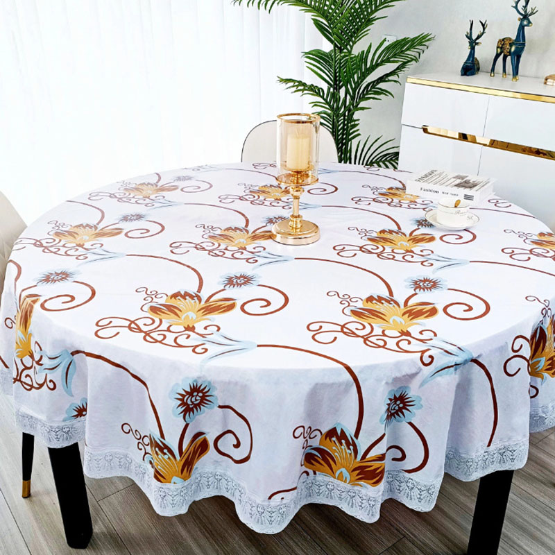 مفرش طاولة دائري من البي في سي - مراجعة Outdoor Furniture Year Round وسعره