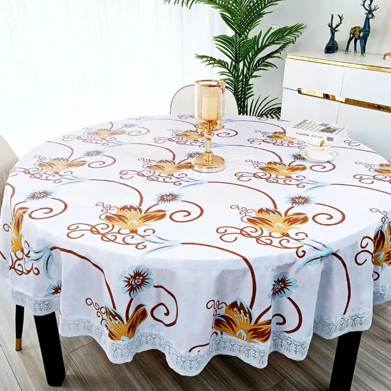مفرش طاولة دائري من البي في سي - مراجعة Outdoor Furniture Year Round وسعره