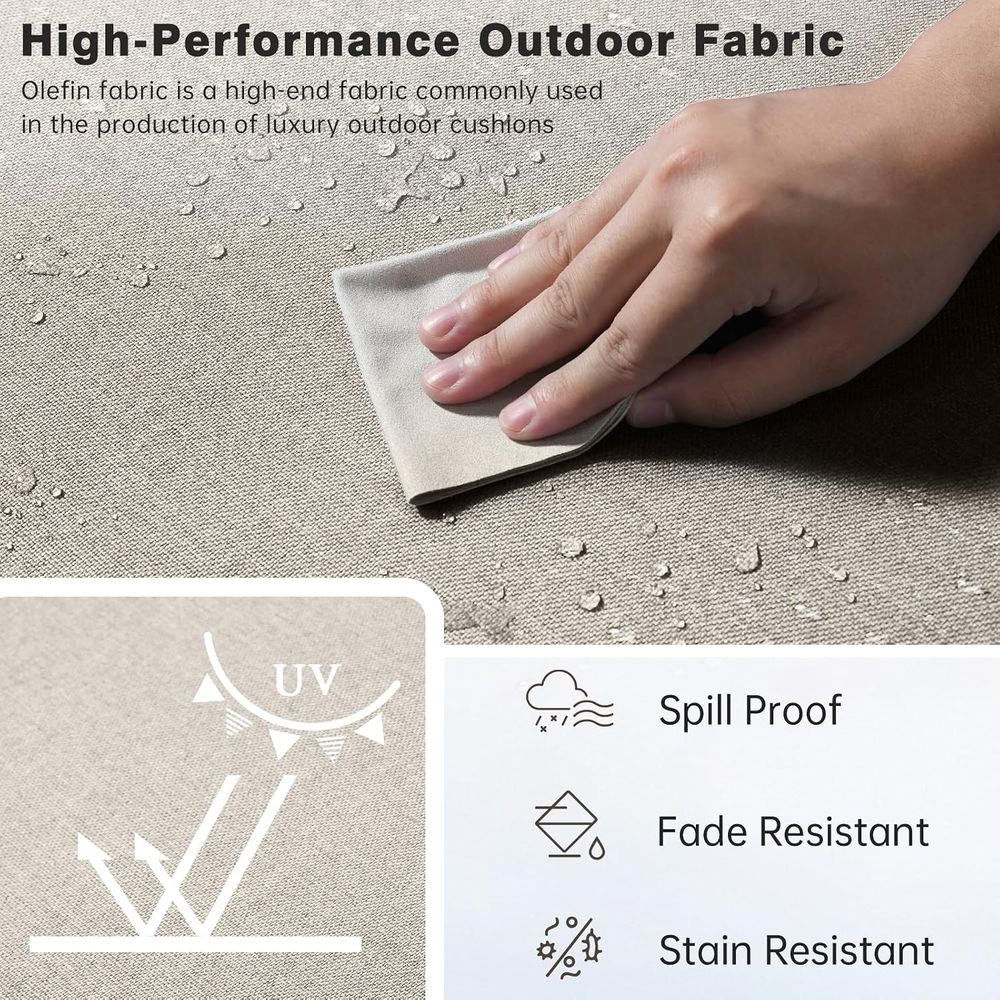 مجموعة من 6 وسائد سميكة للاستخ - مراجعة Outdoor Furniture Cushions 24 X 24 وسعره