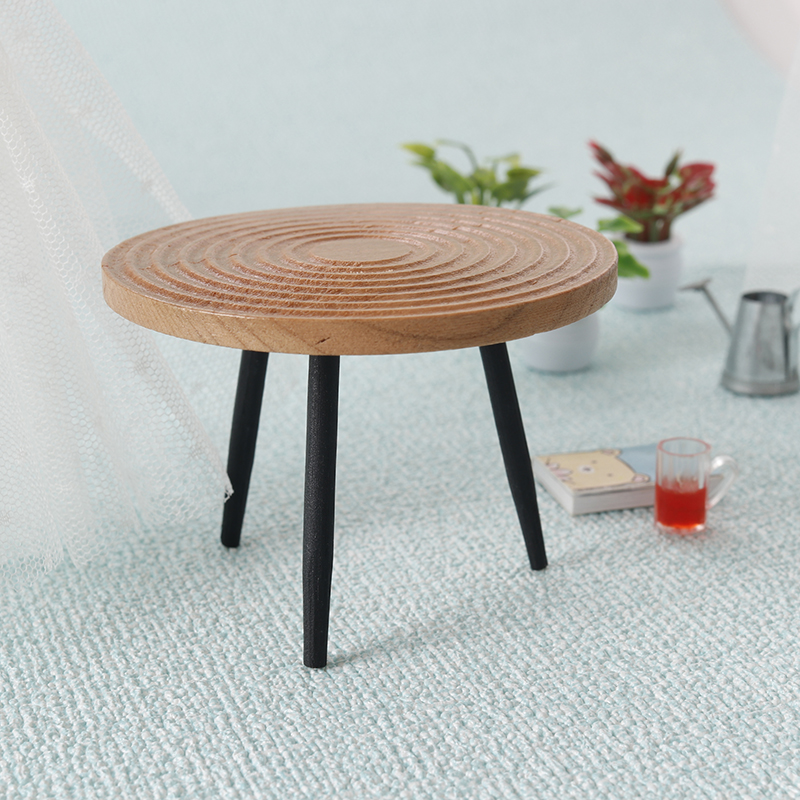 1:12 دمية مصغرة طاولة مستديرة  - مراجعة Outdoor Furniture Wooden وسعره
