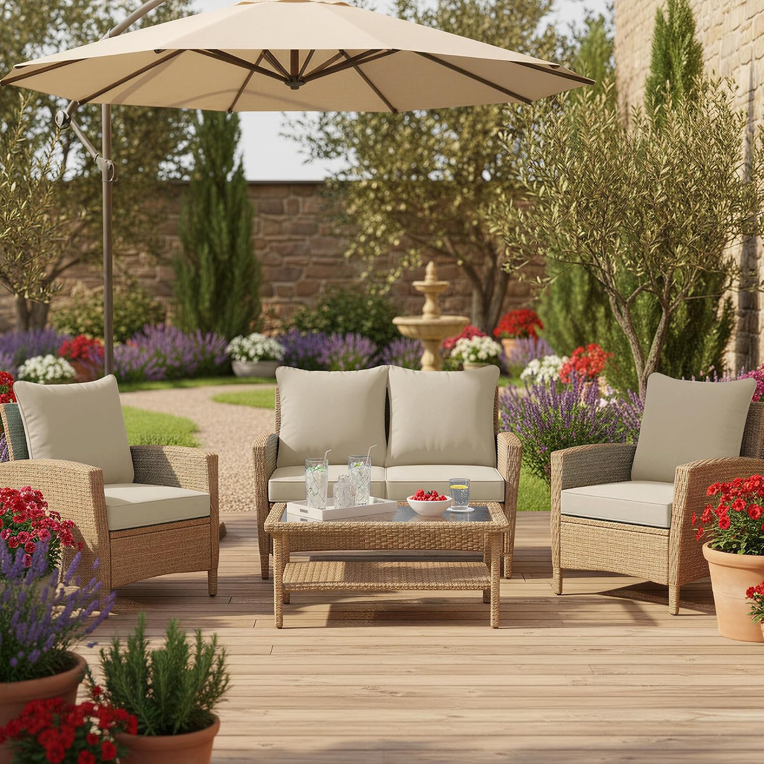 مجموعة وسائد كراسي خارجية مكون - مراجعة Outdoor Furniture Cushions 24 X 24 وسعره