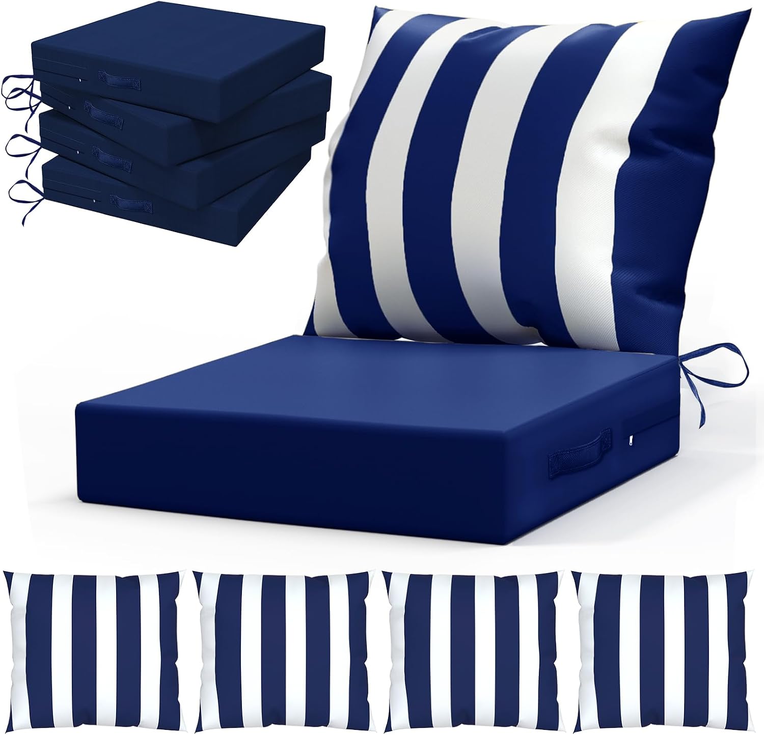وسائد كراسي خارجية لأثاث الفنا - مراجعة Outdoor Furniture Cushions 24 X 24 وسعره