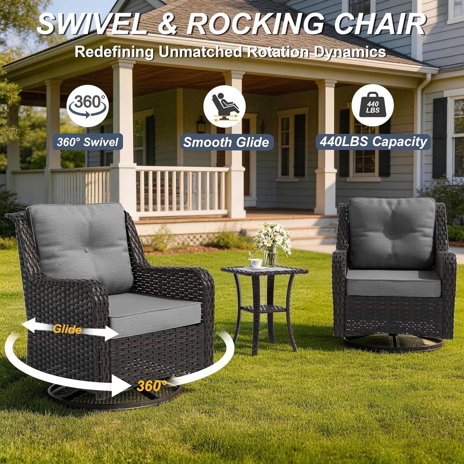 طقم أثاث فناء مكون من 7 قطع، أ - مراجعة Outdoor Furniture Bali وسعره