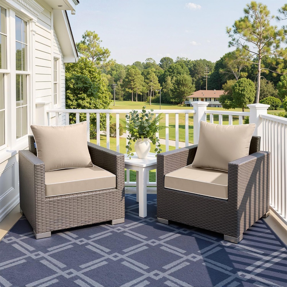 وسادة مقعد خارجية بيج مقاس 24× - مراجعة Outdoor Furniture Cushions 24 X 24 وسعره