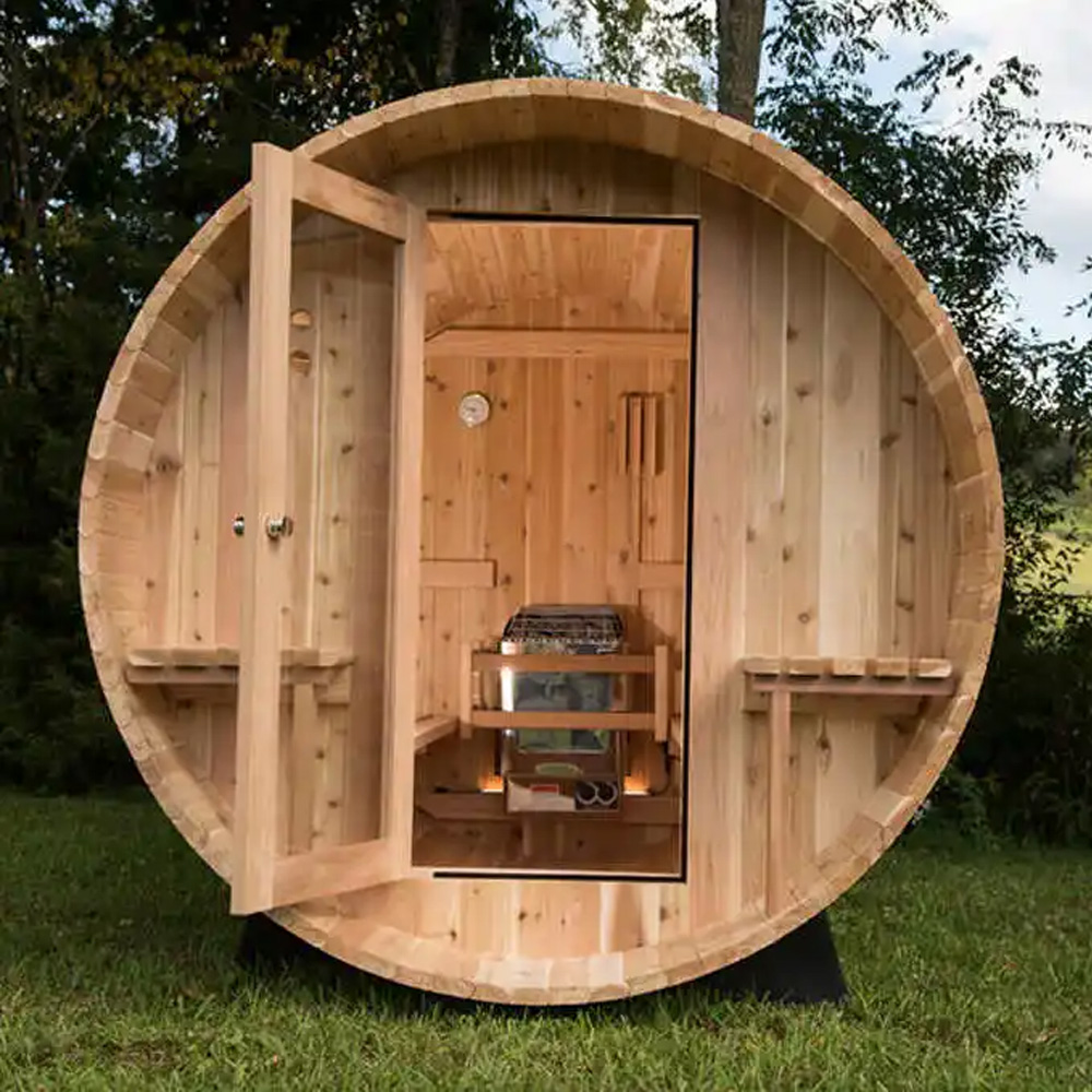 ساونا خارجية بالجملة تتسع لـ 4 - مراجعة Outdoor Furniture Wooden وسعره