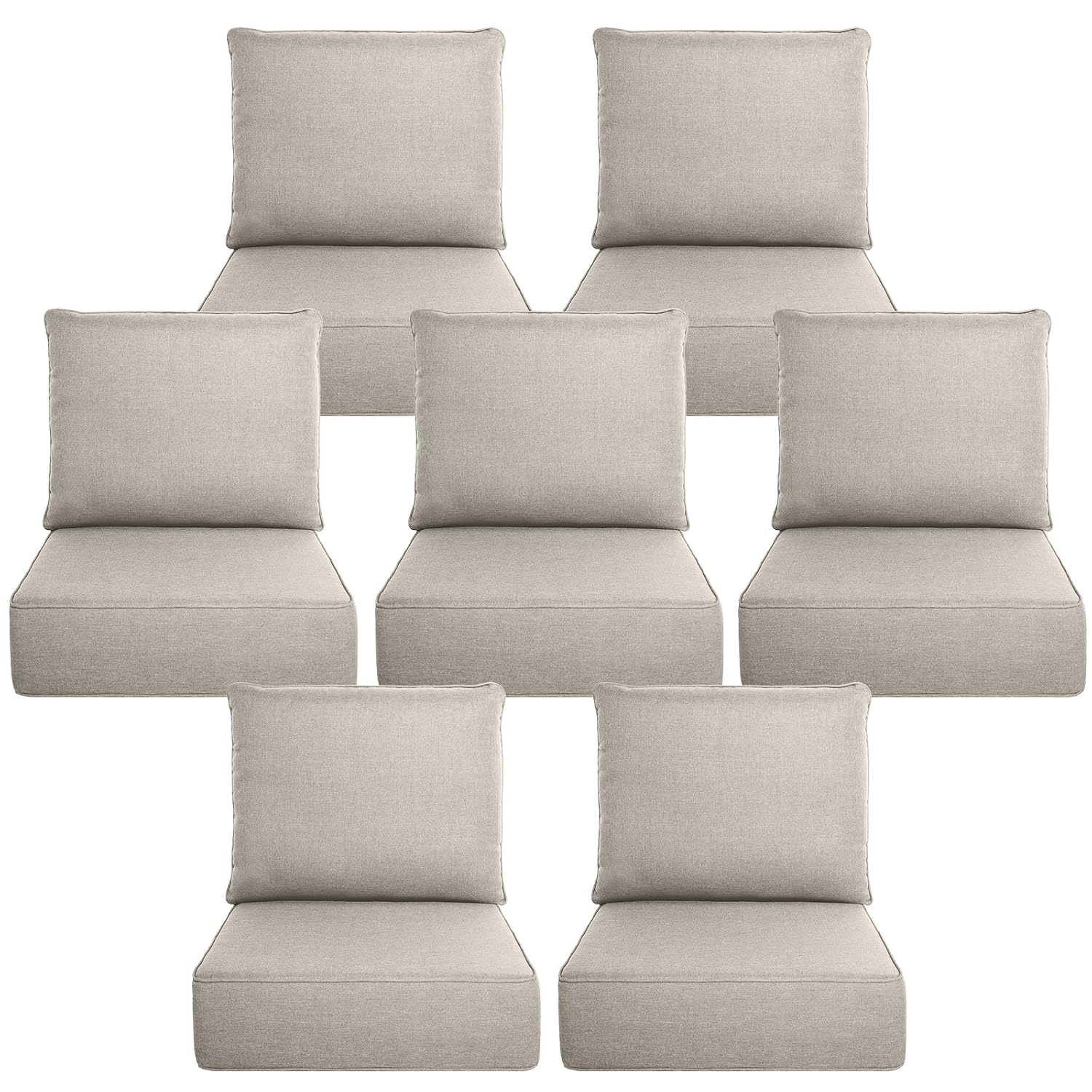 مجموعة وسائد خارجية بسمك 6 بوص - مراجعة Outdoor Furniture Cushions 24 X 24 وسعره
