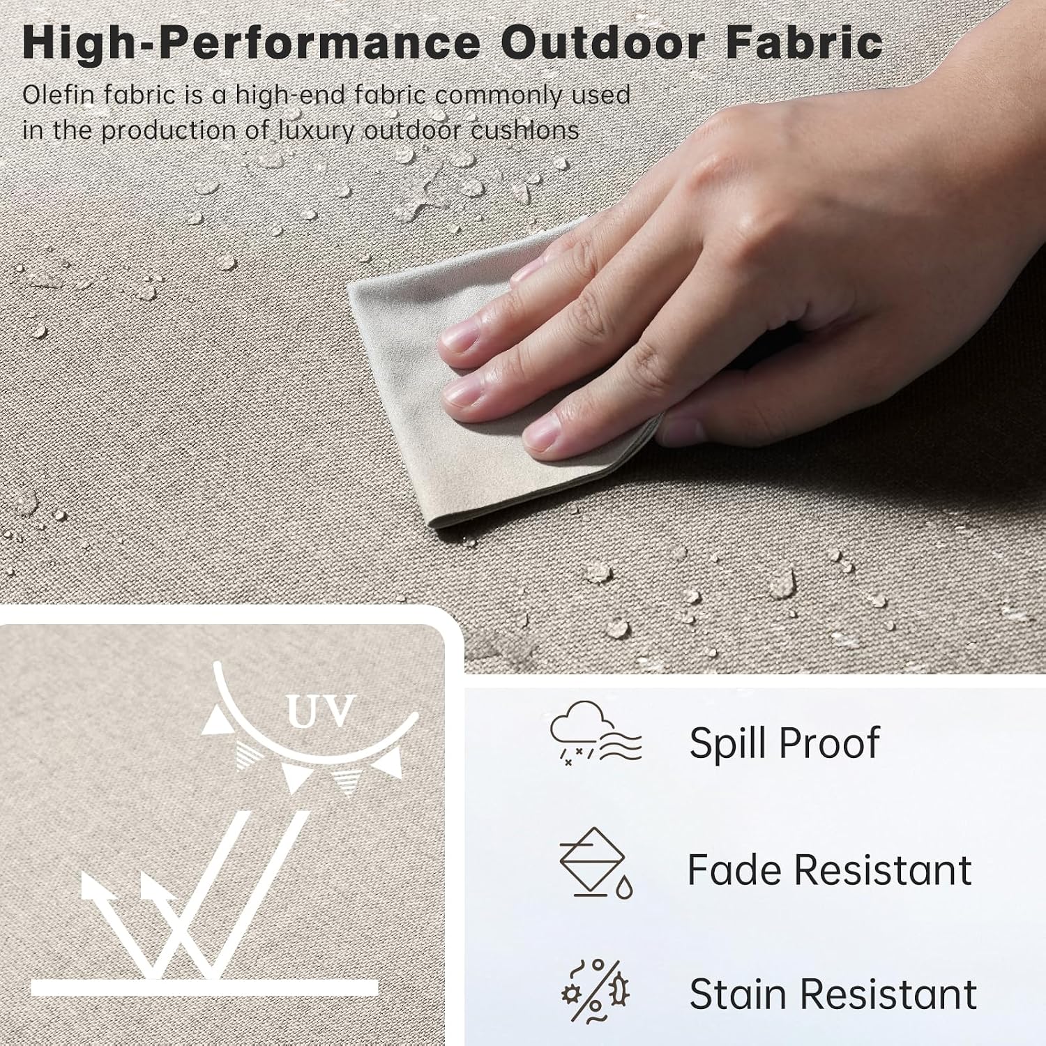 مجموعة وسائد خارجية بسمك 6 بوص - مراجعة Outdoor Furniture Cushions 24 X 24 وسعره