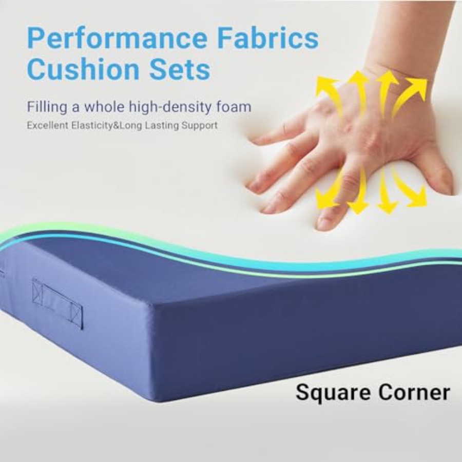 وسائد خارجية لأثاث الفناء، طقم - مراجعة Outdoor Furniture Cushions 24 X 24 وسعره