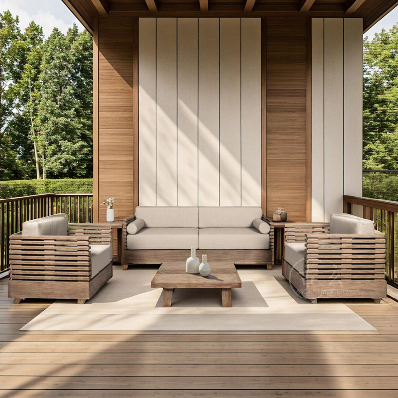 طقم أريكة خشب الساج الفاخر الع - مراجعة Outdoor Furniture Upholstery وسعره