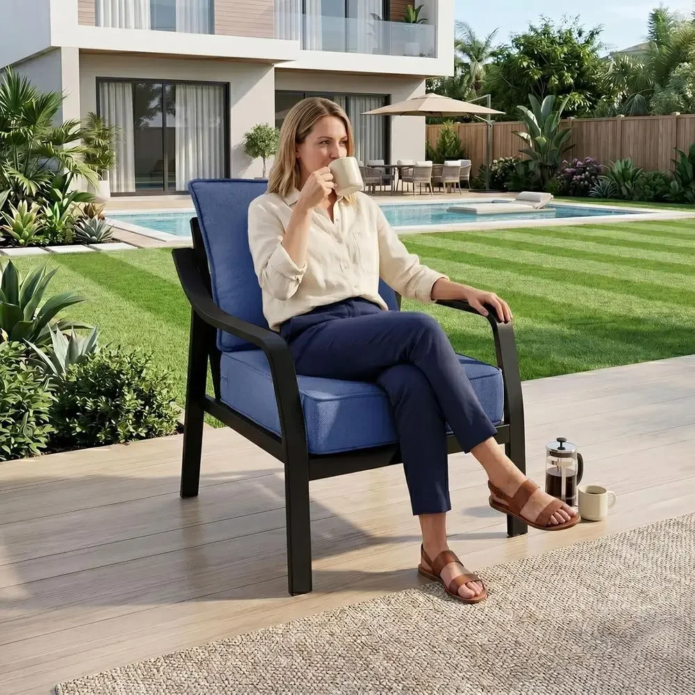 6 وسائد سميكة للكراسي الخارجية - مراجعة Outdoor Furniture Cushions 24 X 24 وسعره